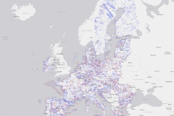 Map LIFE in EU countries